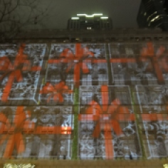 Do not miss the show that is projected (complete with music) on the outside walls of Saks Fifth Avenue.