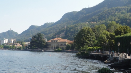 The beauty of Lake Como, not too far from Milan.