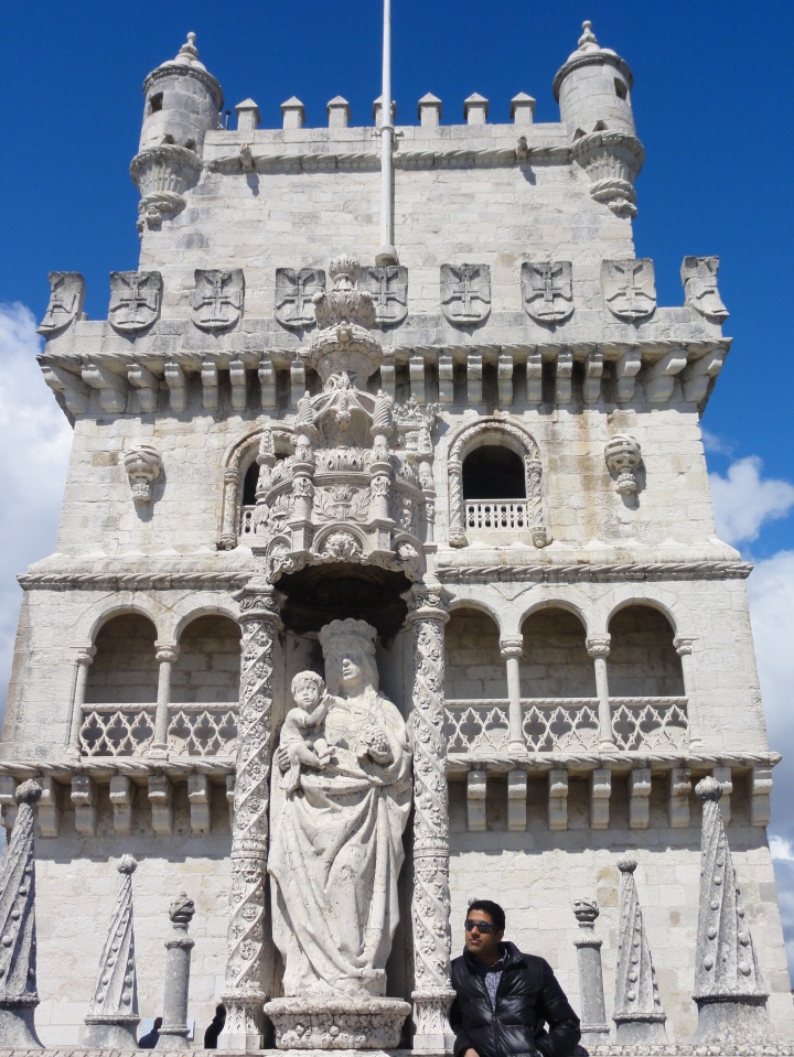 The turrets, the statues and the laced stonework of the limestone Tower.