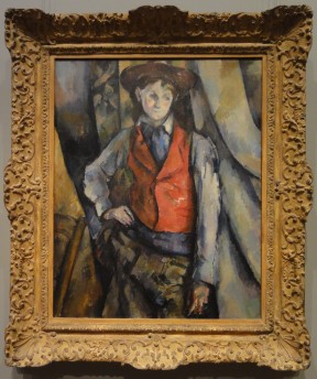 Boy in the Red Waistcoat, Paul Cezanne